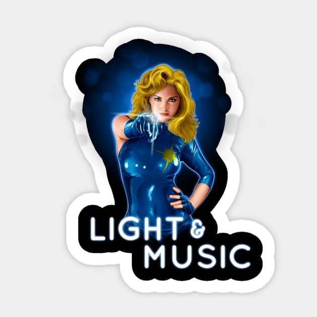 Dazzler. Light & Music Sticker by flipation